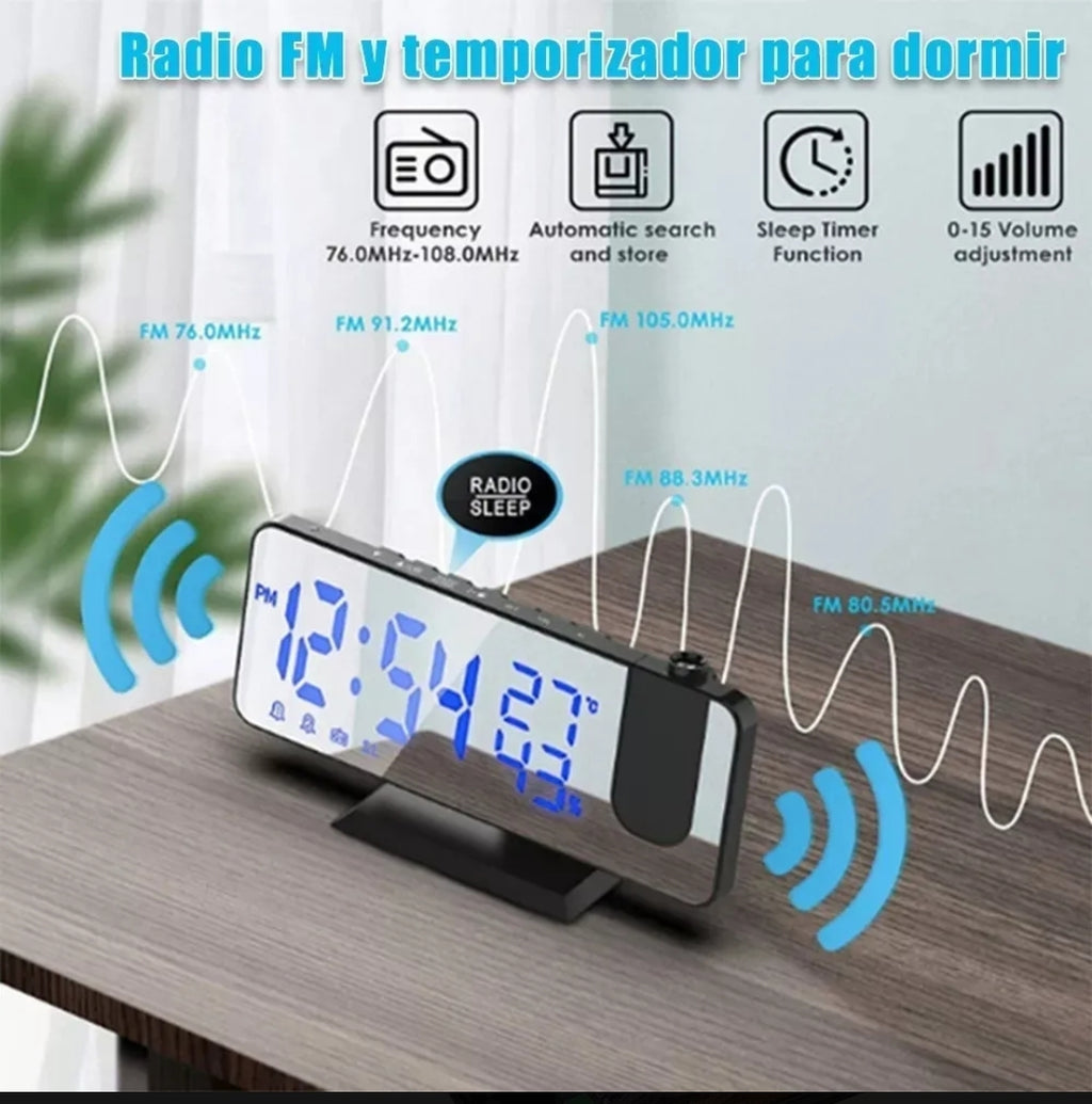 RELOJ PROYECTOR LED