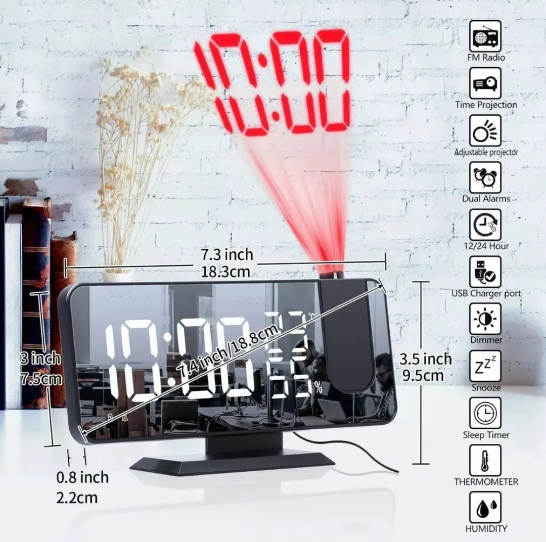 RELOJ PROYECTOR LED